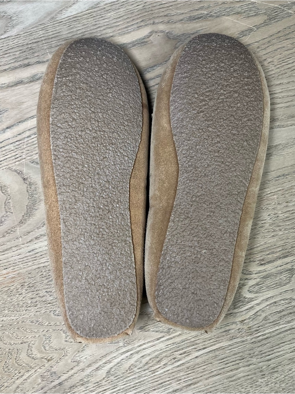 Minnetonka Women’s Cally Suede Moccasin Slippers Faux Fur Tan Cinnamon Size 10 - Picture 7 of 8